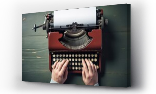 Wizualizacja Obrazu : #700858305 Timeless Creativity: Vintage Typewriter Inspires Productivity and Nostalgia