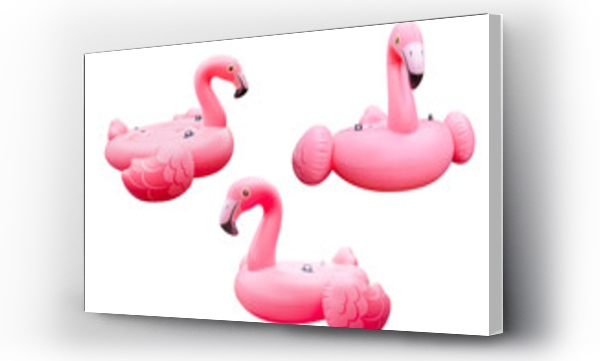 Wizualizacja Obrazu : #700900052 Pink pool plastic inflatable flamingo with transparent background