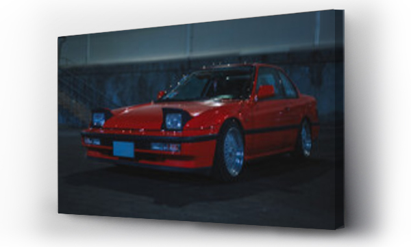 Wizualizacja Obrazu : #701094711 red retro sports car