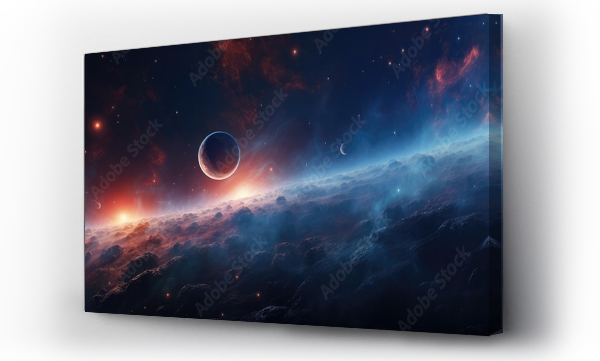 Wizualizacja Obrazu : #702133313 Hdri Spherical Panorama Of A Stunning Space Background With Nebula