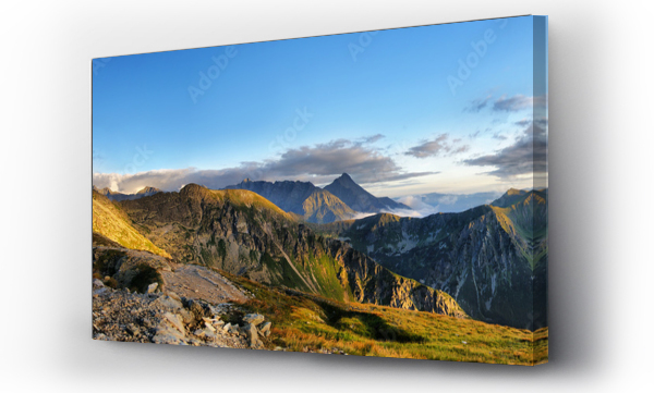 góry, pejzaż, Tatry, Tatry Wysokie