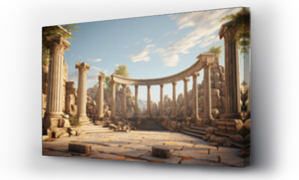 Wizualizacja Obrazu : #703253181 Fantasy ancient greek temple