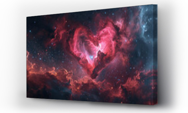 Wizualizacja Obrazu : #703839532 Heart of the Cosmos A Stellar Valentine