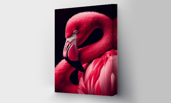 Wizualizacja Obrazu : #704008029 close up of a flamingo