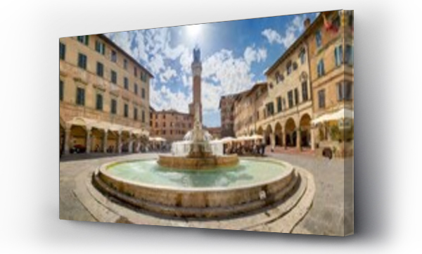Wizualizacja Obrazu : #704463322 fonte branda is the oldest and perhaps most impressive fountain of siena italy