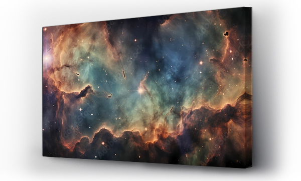 Wizualizacja Obrazu : #705944909 beautiful nebula mist in the space