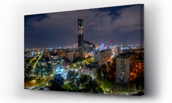 Wizualizacja Obrazu : #707920609 Sky Tower Wroclaw miasto noc?