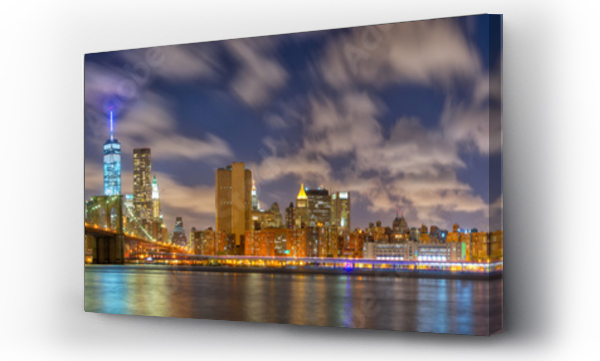 Wizualizacja Obrazu : #70811781 Panorama Manhattanu upamiętniająca 11 września, Nowy Jork