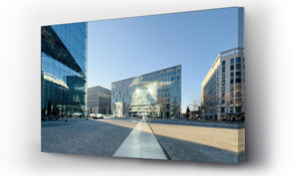 Wizualizacja Obrazu : #708607282 Modern architecture at Washingtonplatz close to Berlin central station