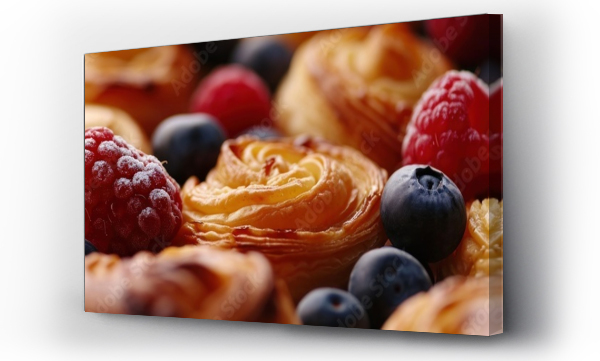 Wizualizacja Obrazu : #710075211 fresh pastry berry pastry