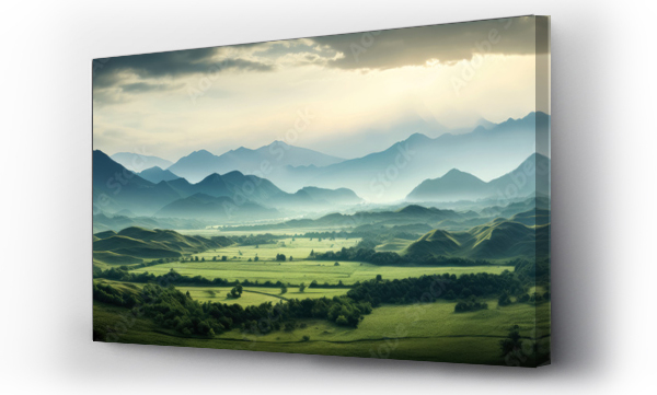 Wizualizacja Obrazu : #710426156 A beautiful panorama landscape