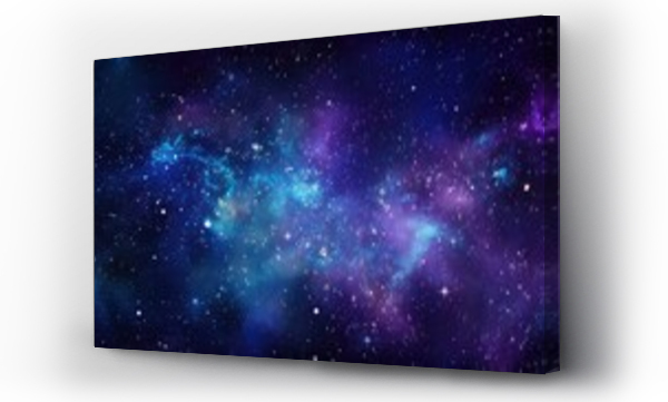 Wizualizacja Obrazu : #711322272 cosmic space glitter background illustration celestial sparkle, astral nebula, comet meteor cosmic space glitter background