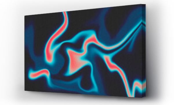 Wizualizacja Obrazu : #711335172 Grainy noise texture, abstract gradient background. y2k futuristic design. Colorful liquid metal, retro backdrop