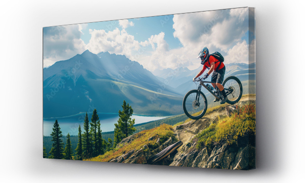 Wizualizacja Obrazu : #711758510 Mountain biking