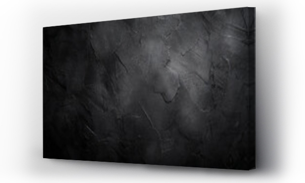 Wizualizacja Obrazu : #711996312 black rough texture abstract background showcases the raw elegance of a cement wall, evoking strength and urban sophistication 