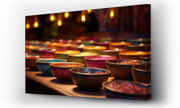 Wizualizacja Obrazu : #714520861 A Pile of Spices on the Market in Asia