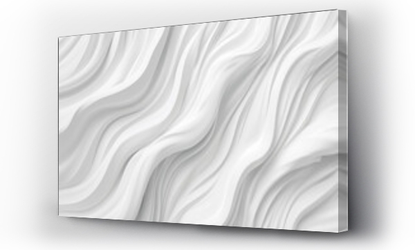 Wizualizacja Obrazu : #715125216 Minimalistic white background with wavy lines and shadows. Modern architecture backdrop with copy space.