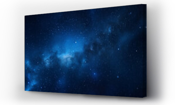 Wizualizacja Obrazu : #720557475 A deep indigo background with a starry night effect evoking a sense of mystery and the cosmos.