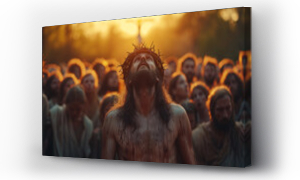 Wizualizacja Obrazu : #722200820 Jesus and the Cross