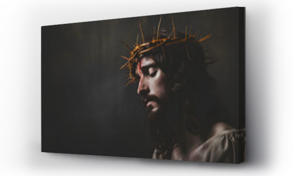 Wizualizacja Obrazu : #722985035 Jesus Christ in the crown of thorns