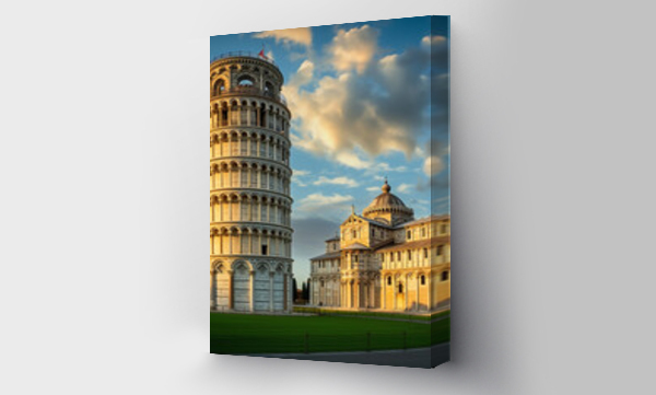 Wizualizacja Obrazu : #725195868 Captivating Travel Photograph of the Leaning Tower of Pisa