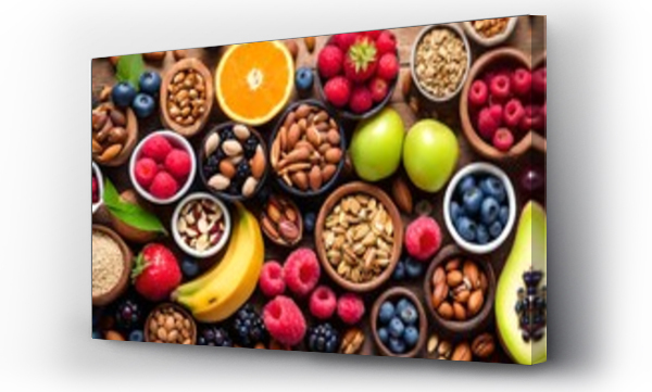 Wizualizacja Obrazu : #729127804 mix of fruit and nuts