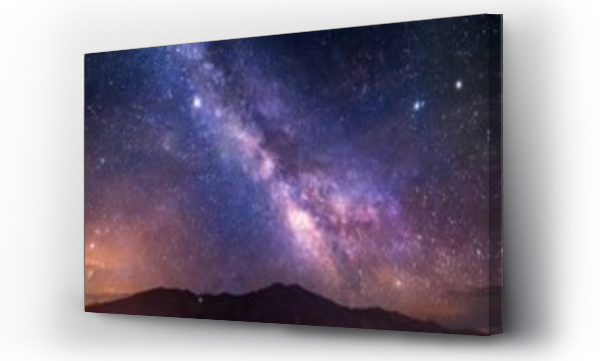 Wizualizacja Obrazu : #731275650 the cosmos filled with countless stars background