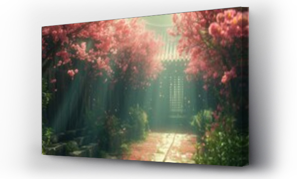 Krajobrazy, las kwiaty