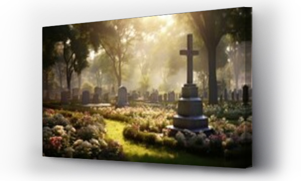 Wizualizacja Obrazu : #734610126 gravesite catholic cemetery