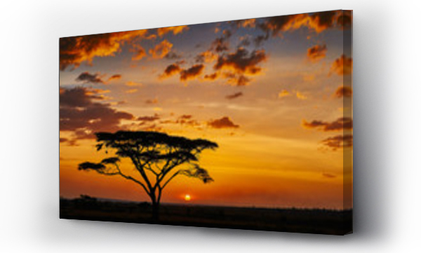 Afrykański zachód słońca
