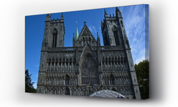 Wizualizacja Obrazu : #739355672 Nidaros Cathedral in Trondheim, Trondelag County, Norway, Europe
