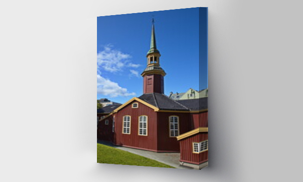 Wizualizacja Obrazu : #739356382 Bakke church in Trondheim in Trondelag County, Norway, Europe
