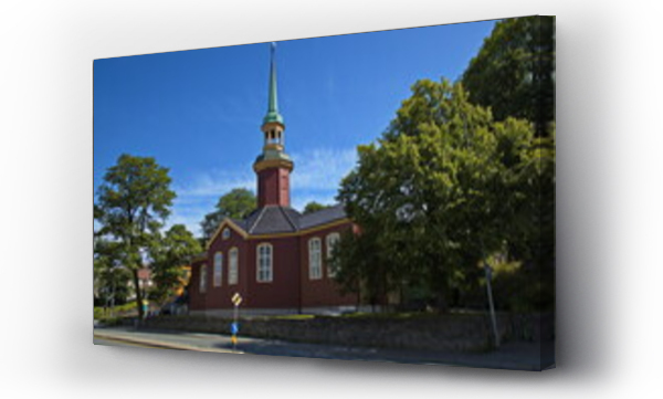 Wizualizacja Obrazu : #739356966 Bakke church in Trondheim in Trondelag County, Norway, Europe
