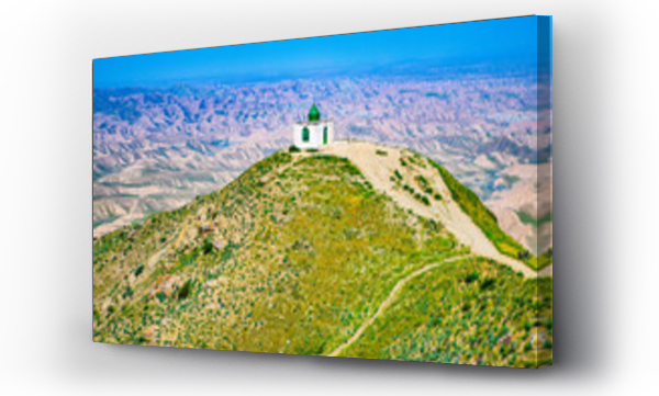 Wizualizacja Obrazu : #748307870 Solitary Shrine of Khalid Nabi on a Hilltop in Golestan Province, Iran