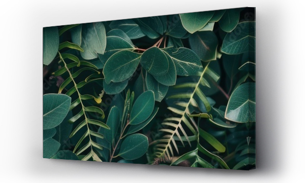 Wizualizacja Obrazu : #749611564 green leaves, eucalyptus, fern,