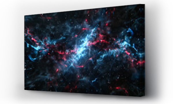 Wizualizacja Obrazu : #750202173 Celestial nebula and universe exploration, abstract astronomy background with galaxy and star field