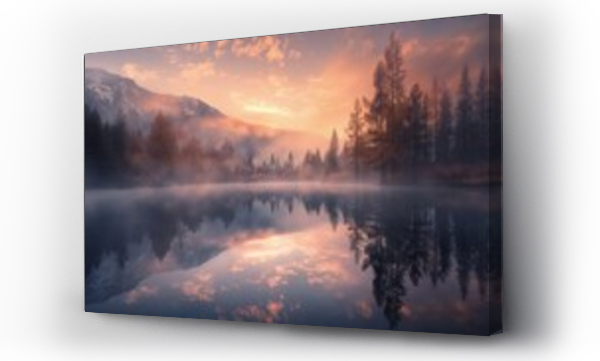 góry, jezioro, złota