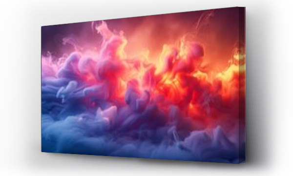 Wizualizacja Obrazu : #755491415 Nuvole astratte colorate nel cielo al tramonto per sfondo schermo