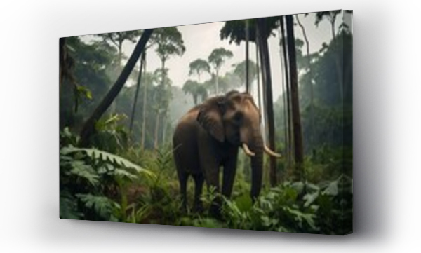 Wizualizacja Obrazu : #758847917 elephant in the forest
