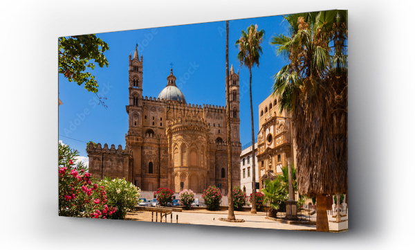 Wizualizacja Obrazu : #763393716 Palermo Cathedral in Sicily, Italy; Palermo, Sicily, Italy