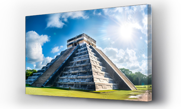 Wizualizacja Obrazu : #767067874 The Majestic Stone Edifices of Aztec Pyramids: A Testament to Ancient Civilisation