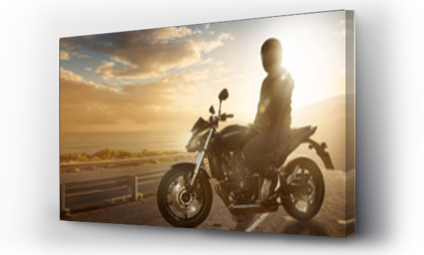 Wizualizacja Obrazu : #76974408 Motocykl na Ocean Road
