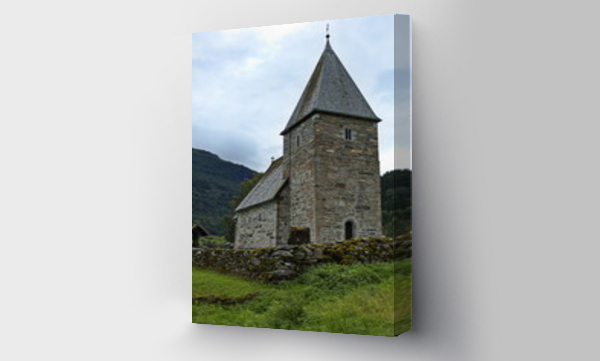 Wizualizacja Obrazu : #770828626 Church Hove at Hopperstad in Norway, Europe

