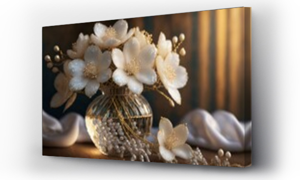 Abstrakcja, Kwiaty, Kwiaty w wazonie