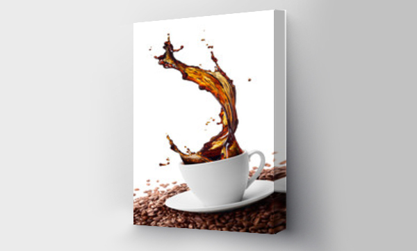 Wizualizacja Obrazu : #77520737 splashing coffee