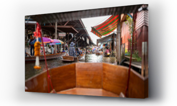 Wizualizacja Obrazu : #777744885 Floating market in Bangkok, Thailand.