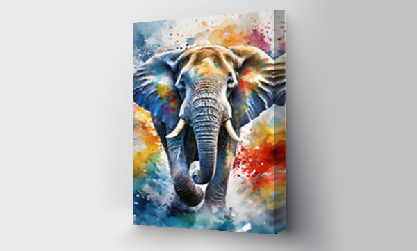 pejzaż, słoń, zwierzęta