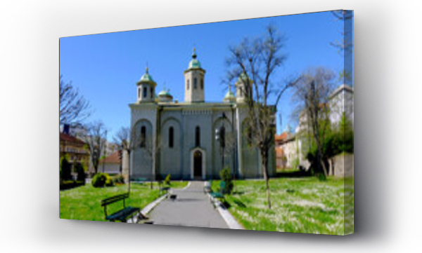 Wizualizacja Obrazu : #784006164 The Church of the Ascension (Vaznesenjska crkva) is a Serbian Orthodox church in downtown Belgrade. The church was declared a cultural monument in 1969.