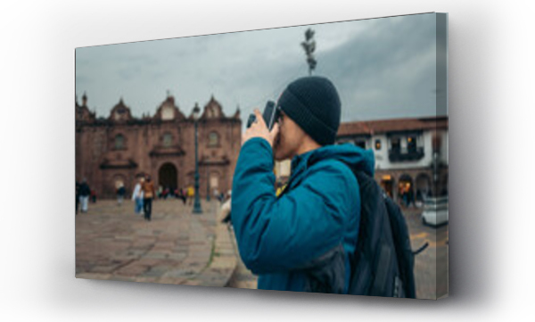 Wizualizacja Obrazu : #789641614 Photorapher in Cusco Peru Travel