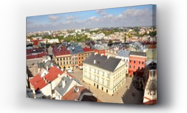 lublin, lublin panorama, miasto, stare domy
